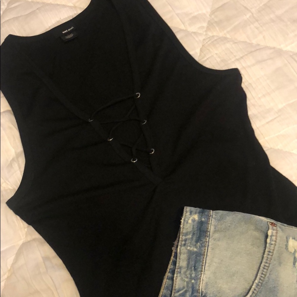 BLack bodysuit size L